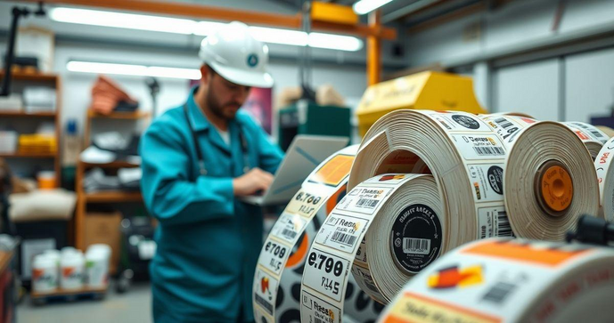 Fornecedor de etiquetas adesivas que garante qualidade e eficiência para o seu negócio