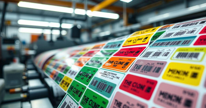 Fabricante de etiquetas adesivas que transforma sua marca em destaque no mercado