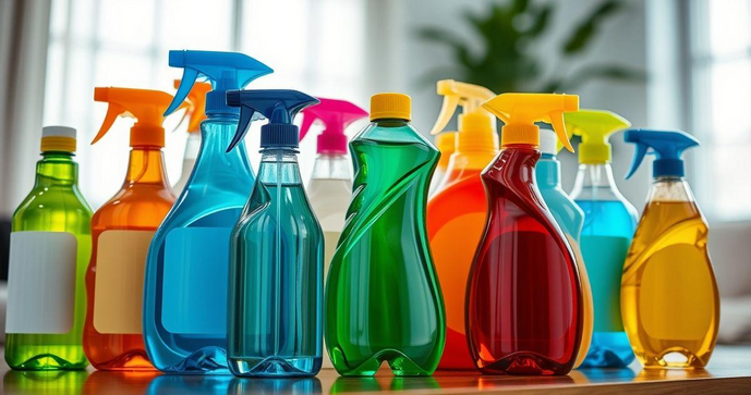 Rótulos de produtos de limpeza: Identificação Clara